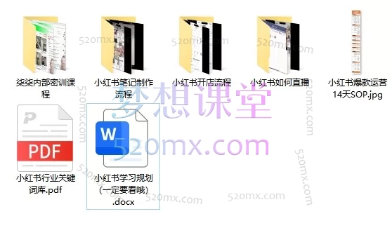 小红书从0到1实战带货全攻略:柒柒老师体系化运营课程