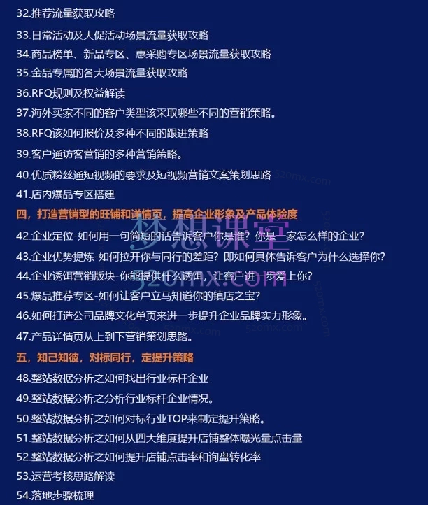 大钟老师阿里巴巴国际站高级进阶系统运营培训精品课程