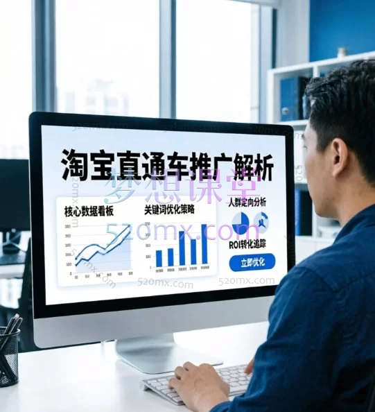 《聪哥淘宝直通车推广解析》深度课程 | 高效开车、极速投产系统实操课