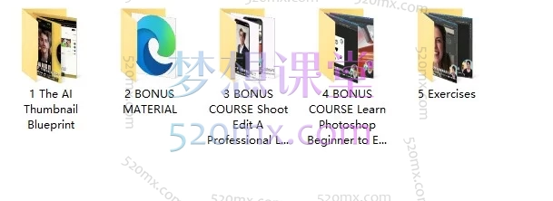 零基础AI缩略图设计+Photoshop从入门到精通 全套教程（含形象照拍摄精修）