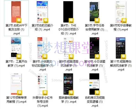 Tiktok剪映+右豹APP实操变现课：短剧推文变现全教程来了！