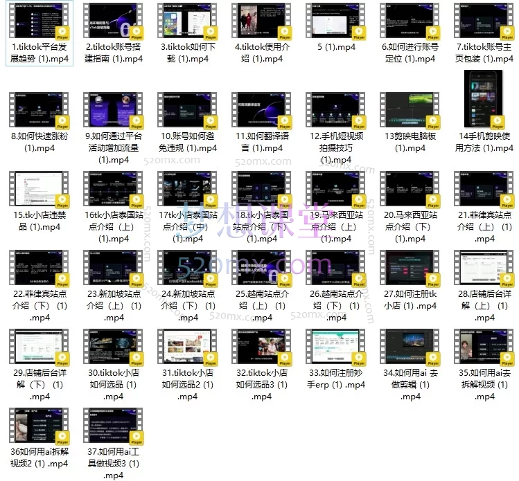 东南亚跨境TikTok小店实操全系列课｜从0-1玩赚TK，手把手带你起号+开店+爆单！