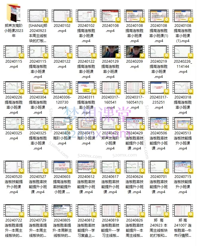 郑声友《提高连板胜率高阶秘招》：从首板到二进三的系统实战体系