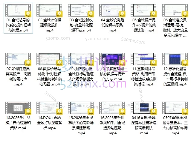 二占-全域时代进阶课:2026千川+DOU+全域流量运营与ROI提升实战