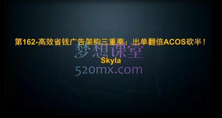 Skyla亚马逊全流程实战课（2026版）：从0到1打造盈利店铺，覆盖选品、广告、爆款、合规运营