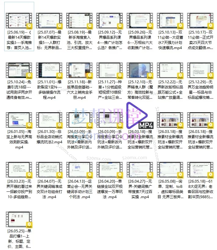 《天下网商·开单秘籍PRO》2026淘天实战陪跑计划：爆款打造与大促增长全攻略