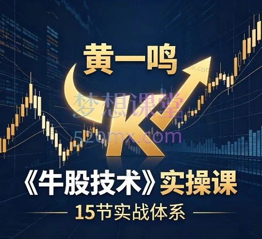 黄一鸣《牛股技术》实战培训：从选股到逃顶的分时图与K线战法