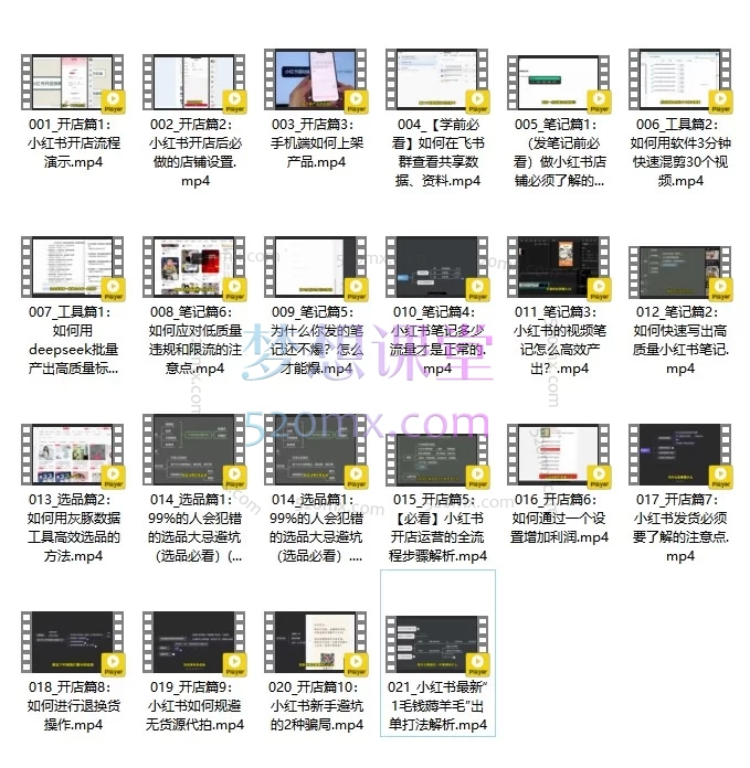 2026月亮小红书电商全栈实战班：从0-1开店到爆款笔记+选品运营