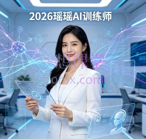 瑶瑶-AI训练师实战课2026:从提示词到商业变现的全栈指南
