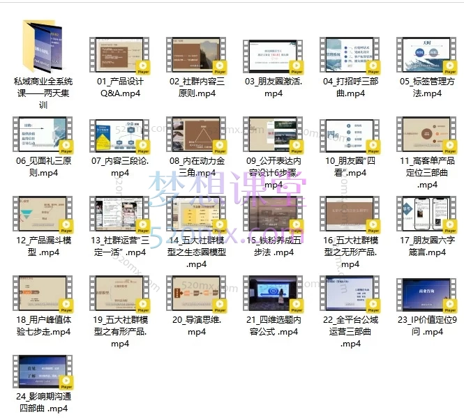 陈锦源私域商业全系统课:从0到1搭建高变现私域流量体系