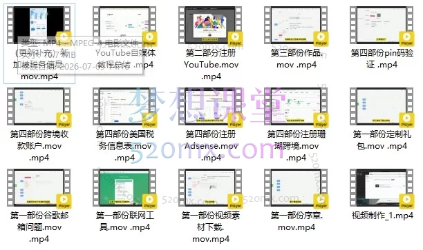 YouTube零基础入门到变现全攻略：油管自媒体运营实操课（含Adsense/珊瑚跨境/税务申报）