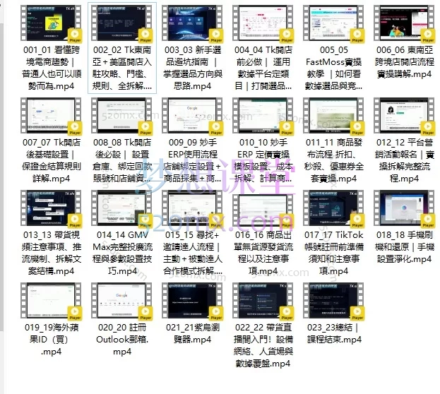 TikTok东南亚跨境电商实战训练营：从0到1全流程落地指南