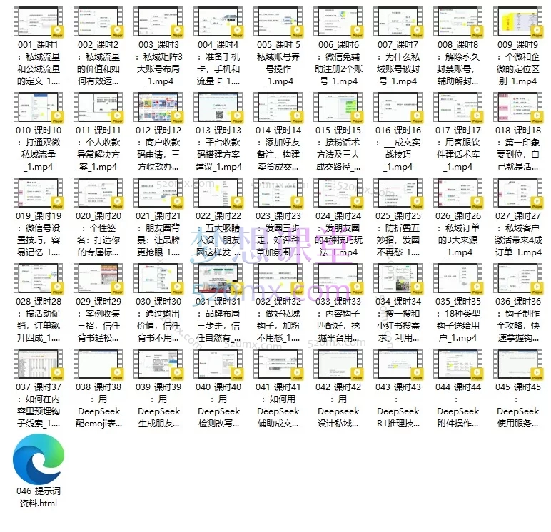 私域钩子矩阵推广实战课:从0到1搭建高转化私域流量池