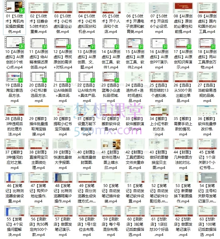 狂蜂会小红书虚拟矩阵5.0:AI原创+自动化引流,虚拟电商掘金实战课
