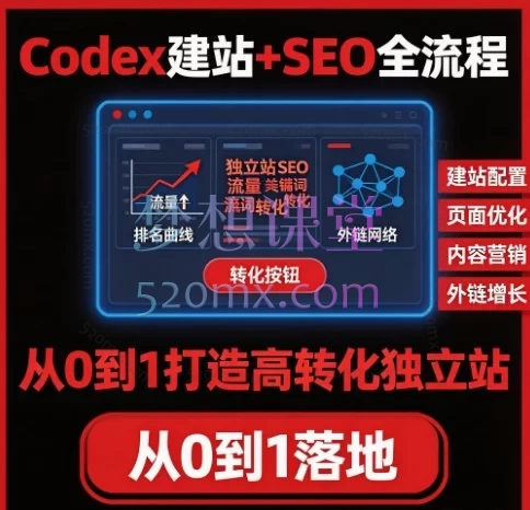 Codex建站与独立站SEO实战:从服务器配置到流量增长