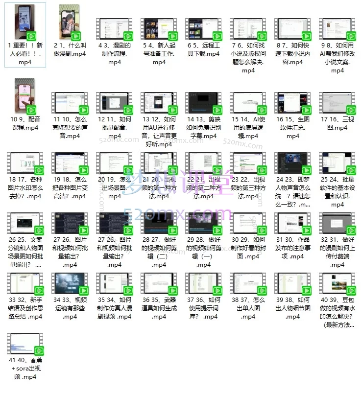 AI漫剧制作全流程实战课:从脚本改编到视频变现(零基础入门教程)