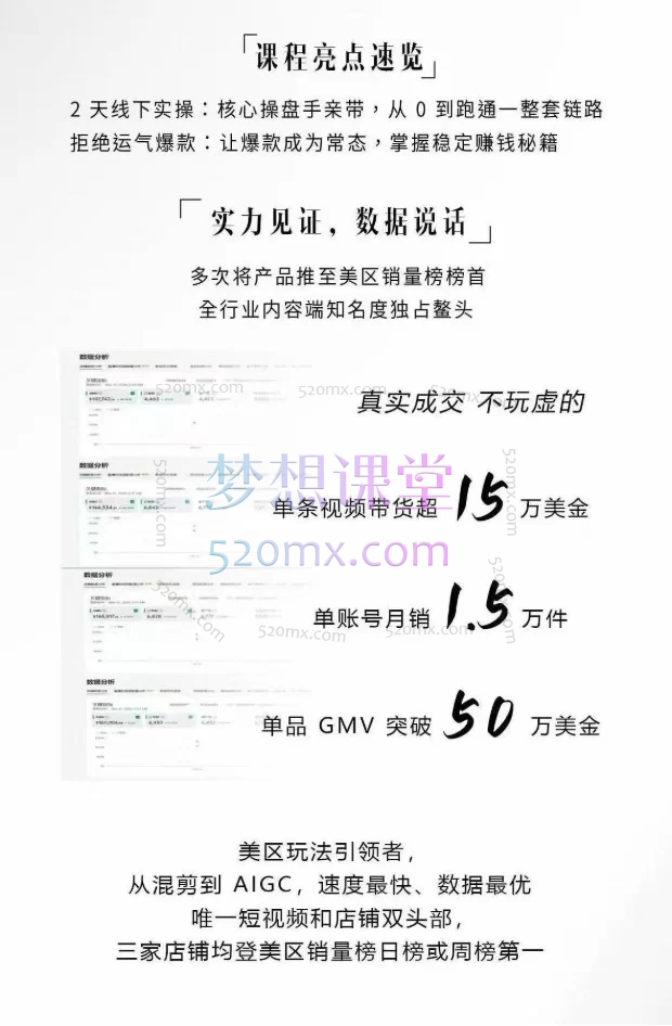 2026视界跨境TikTok X AIGC|2天搭建“自动出单”内容体系（精准选品+AI赋能）