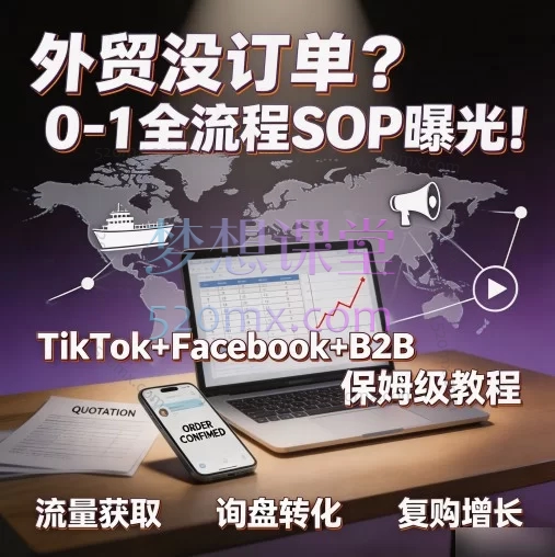 0-1 外贸出海必修课｜TikTok+Facebook 双引擎获客全攻略