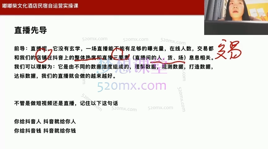 酒店民宿抖音自运营全攻略：从0到1实操落地（33节系统课）