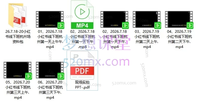 猫课张宾2026年7.18-20小红书高利润AI经营课杭州站