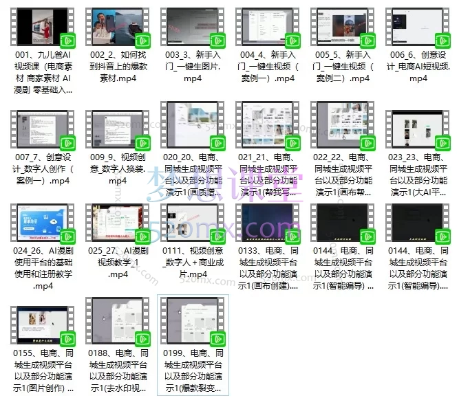 九儿爸AI短视频线上课程｜零基础学AI视频·电商素材·数字人·AI漫剧全套教程