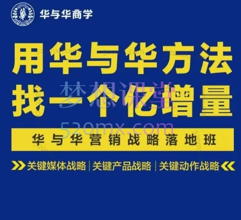 2026年6月线下课：华与华营销战略课｜华杉《所有事都是一件事》品牌战略与购买理由实操