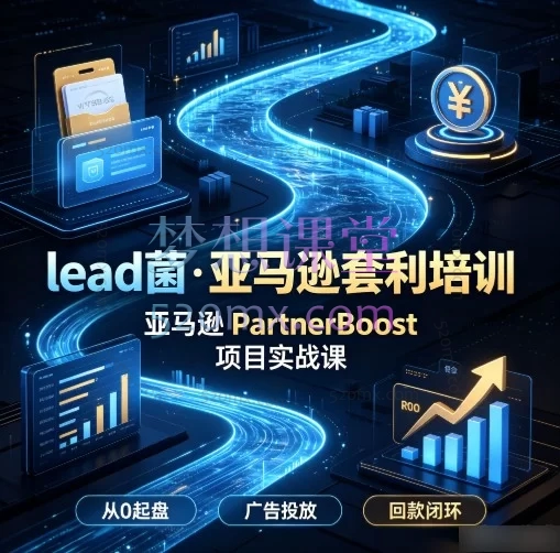 lead菌亚马逊套利培训：亚马逊联盟 × Google Ads 投放实战课：从 0 到 1 跑通海外 Affiliate 套利闭环