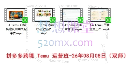 美迪电商合集 2026｜AI 视频创作 × 京东 × 拼多多跨境 Temu × TikTok 小店与直播 × 海外独立站实战课程