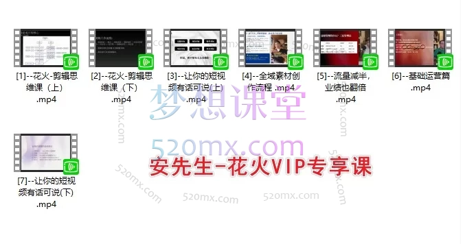 2026安先生·系统化短视频花火VIP专享课 &amp; 行业专题研讨会实战全攻略