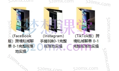跨境外贸私域FK赛道实战课 | FB/TikTok/IG三渠道获客与变现全流程