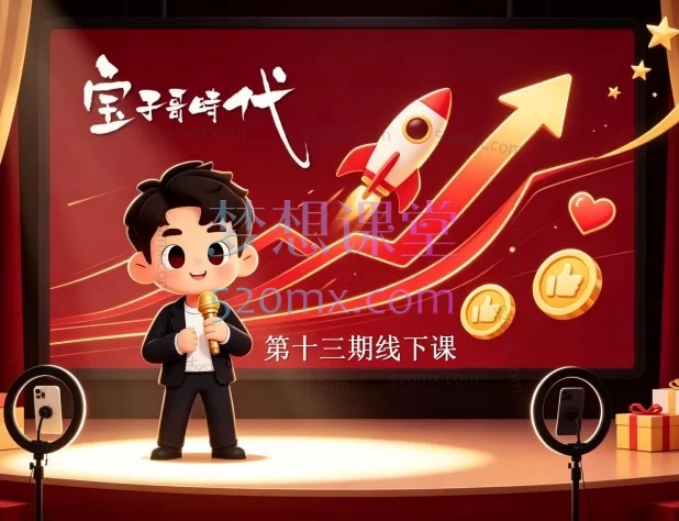 宝子哥时代-抖音直播第十三期VIP线下课