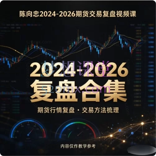 陈向忠期货日内交易实盘复盘全集(2024-2026)