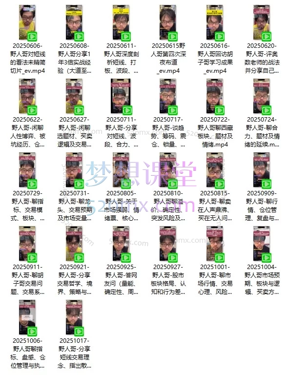 野人哥短线交易实战体系：从心法到战法，构建稳定盈利的交易系统