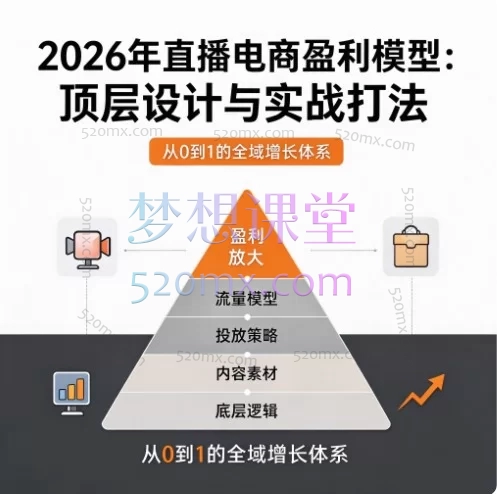 2026年直播电商盈利模型:顶层设计与实战打法 | 从0到1的全域增长体系