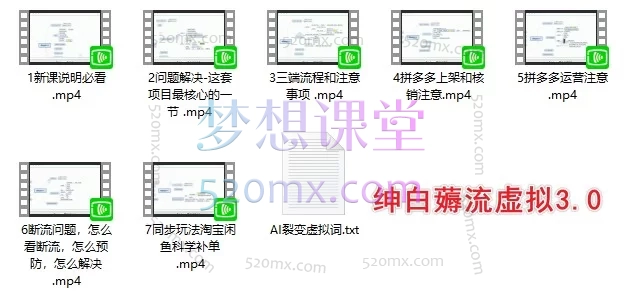 绅白虚拟4.0薅流虚拟插件+低价玩法 | 零基础虚拟电商实战课程