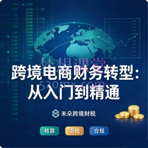 跨境电商财务转型:从入门到精通|米朵跨境财税实战课