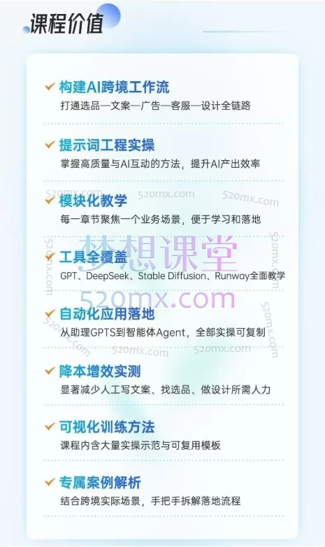 金紫塔跨境AI10倍增效落地实战课，用AI重塑跨境运营全链路（讲师：法老Pharaoh）