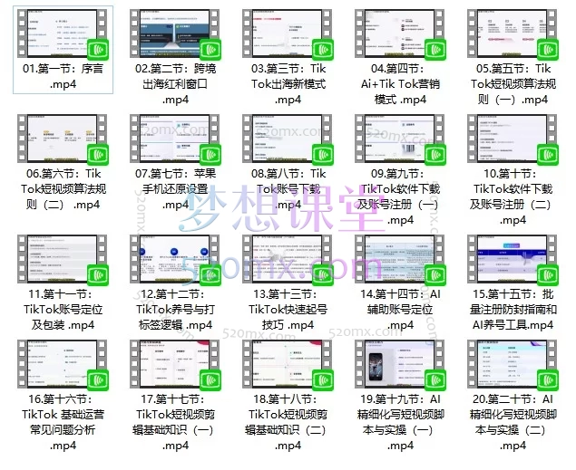 佰事德AI+跨境电商:Tiktok出海课,零基础学账号搭建、算法规则与AI脚本创作
