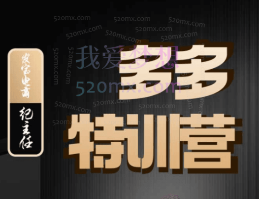 发宝电商纪主任拼多多特训营2024年月份