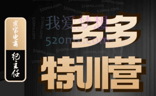 发宝电商纪主任拼多多特训营2024年月份