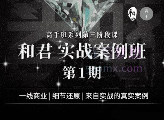 高手知路和君实战案例班(第一期)