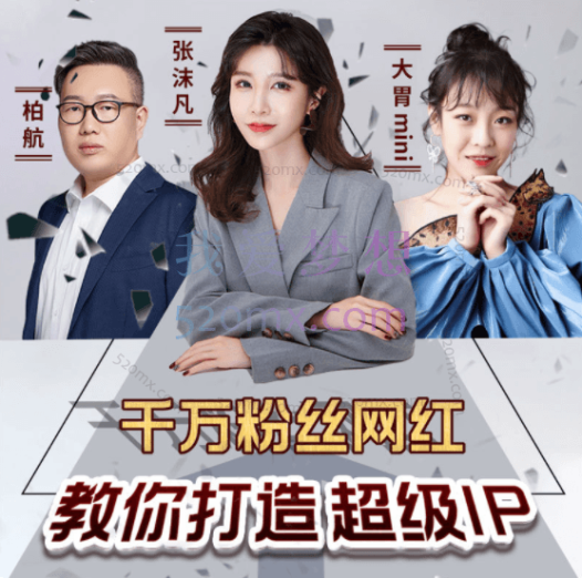 千万粉丝网红教你打造超级IP