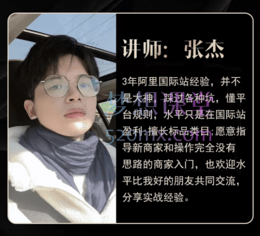 外贸国际站运营顾问张杰