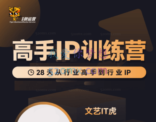 老虎微运营:高手IP训练营