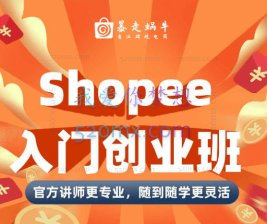 暴走蜗牛跨境电商学院Shopee入门创业班