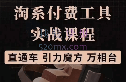 沧海老师:淘系付费工具实战课程(直通车、引力魔方),价值1299元!