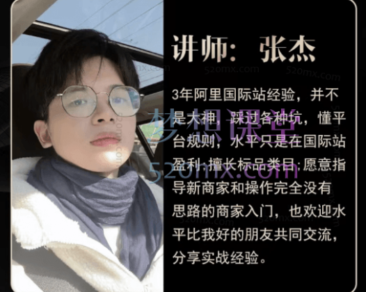 外贸国际站运营顾问张杰