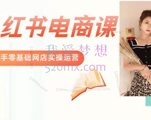景景小红书电商新手实操课程，新手零基础网店实操运营