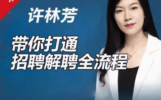 许林芳《带你打通招聘解聘全流程》