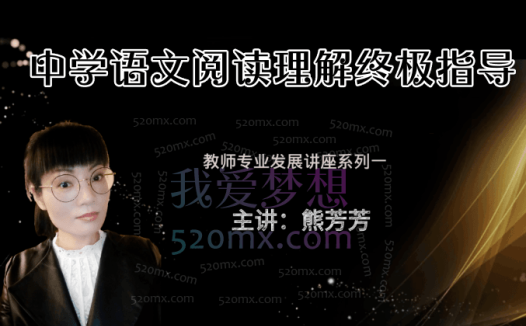 熊芳芳中学语文阅读理解终极指导